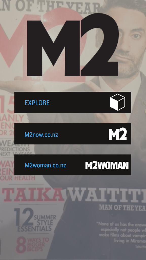 M2 Interactive menu